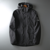 Guest for waterproof and breathable rocking grain suede liner foreign trade mens detachable two sets of submachine clothing thick coat damp