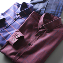 Classic check autumn and winter new foreign trade Mens factory cut tail goods casual plaid shirt casual shirt tide