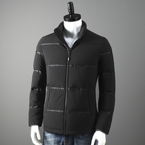 Autumn and winter Good Goods 90 velvet foreign trade factory cut mens business Leisure stand collar thick down jacket thick coat tide