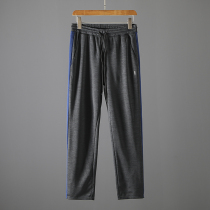 3D Solid Cut Interior Riga Suede Autumn Winter New Men Straight Drum Knitted Sports Casual Pants Pants Long Pants