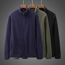 Daily single basic foreign trade Mens factory cut tail goods autumn and winter warm fleece stand collar jacket coat tide