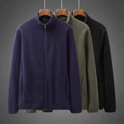 Daily single basic foreign trade Men's factory cut tail goods autumn and winter warm fleece stand collar jacket coat tide