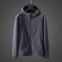 Basic model Day single cow goods foreign trade factory mens outdoor sports fleece hooded jacket sweater coat tide