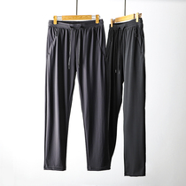 Four-sided casual pants foreign trade cutting standard spring and summer thin thin light quick-drying breathable casual pants trousers mens tide