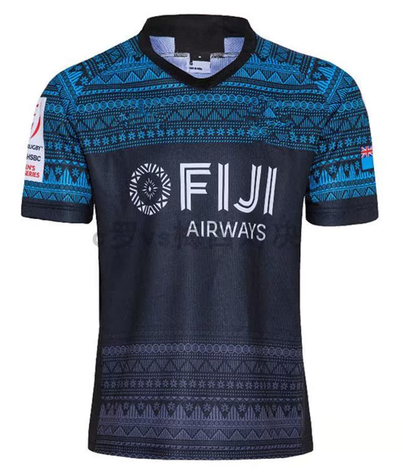 2020 FIJI HOME RUGBY JERSEY Fiji short sleeve rugby sportswear Fiji Rugby Sevens