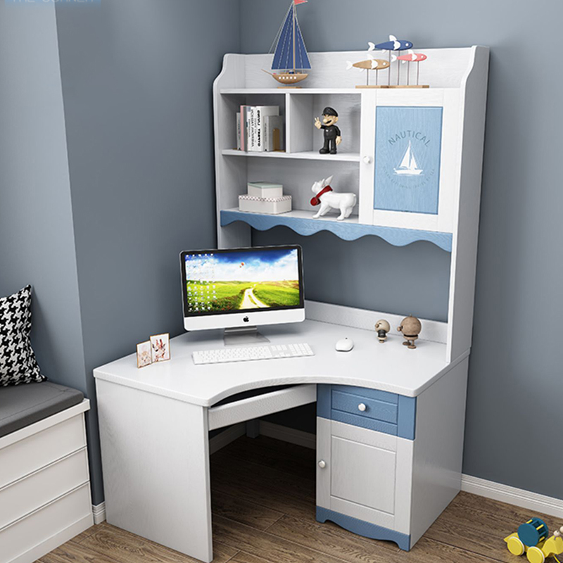 Children Writing Desk Home Solid Wood Boy Teenagers Corner Table Elementary School Students Class Table And Chairs Furniture Combination Suit-Taobao