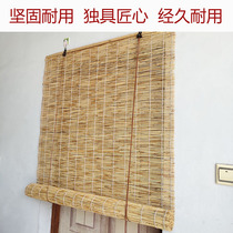 Reed blinds shade grass curtain roller blinds shade for old decoration curtain Retro partition farmhouse set to do