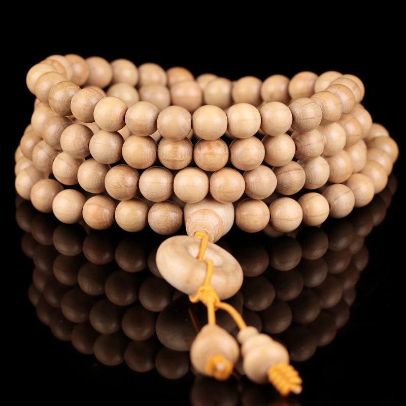 Authentic Wutai Mountain Landing Dragon Wood Six Dauphin Wooden handstring Old form Buddha Pearl Candida Pearl 108 Plant Price Direct Sale