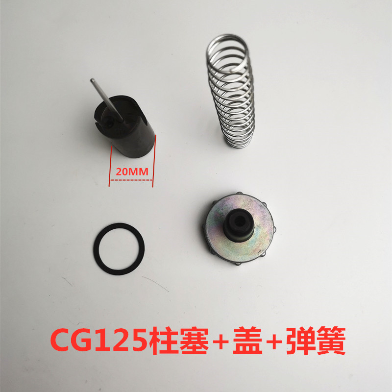 CG125 150200 Pearl River flower cat Zongshen locomotive carburetor accessories Oil floater petrol cup plunger