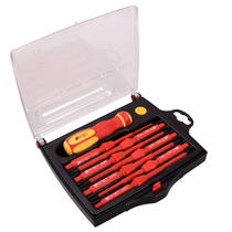 Taiwan imports 9pcs1000V insulated screwdriver suit with cross ICE60900 VDE certified