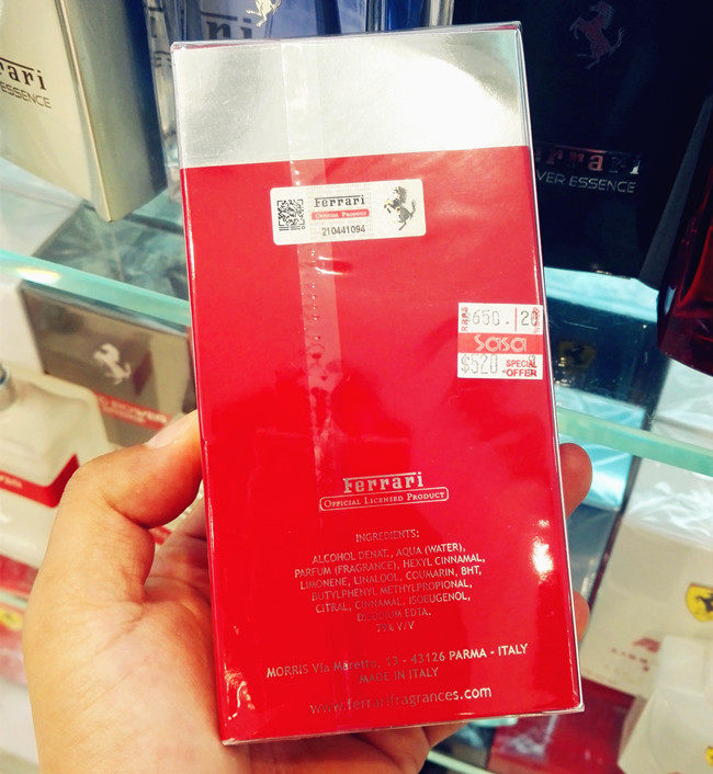 🔥断货王回归！法拉利红Man in Red香水100ml绝版现货！这瓶男人味DNA动