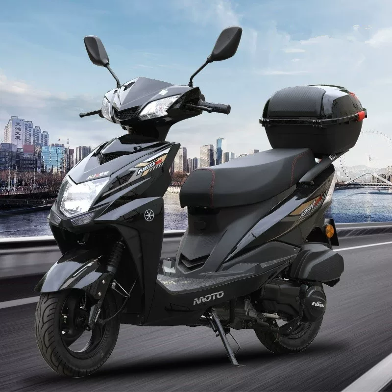 Новый скутер 125cc мотоцикл Национальная IV электрозаправка скутер мужчина и женщина экономичный Шанглинг транспортное средство можно зарегистрировать