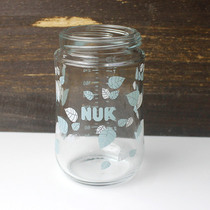 The new NUK widened glass bottle body 240ml ultra-wide diameter replacement PP PA plastic bottle body 270