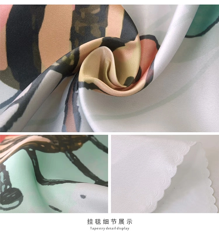 Trang chủ tấm thảm phòng ngủ phòng khách cạnh giường chăn cô gái in treo vải Bắc Âu gió flamingo phòng vải nền