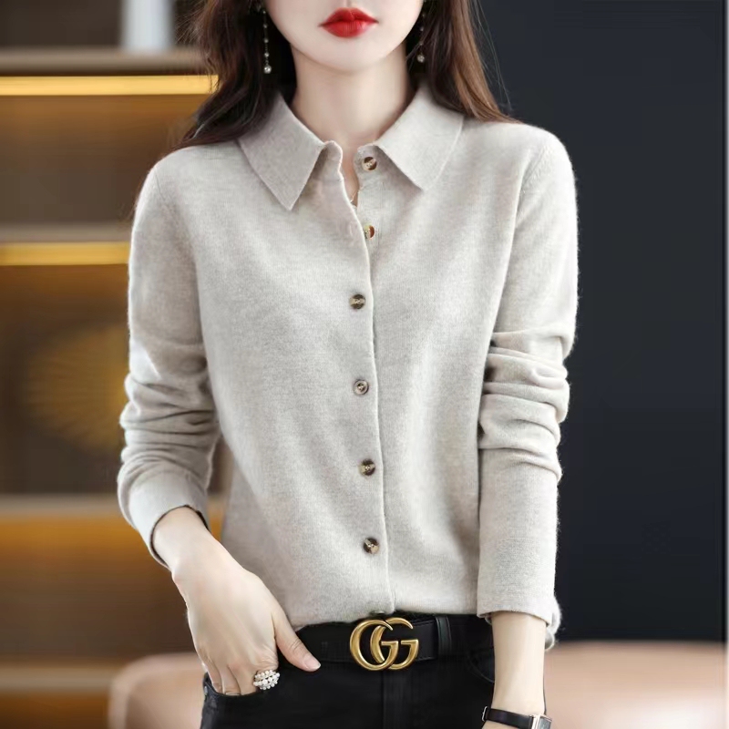 Authentic Gejia New 2026 Autumn and Winter Fashionable Loose Large Size Thickened Wool Shirt for Women