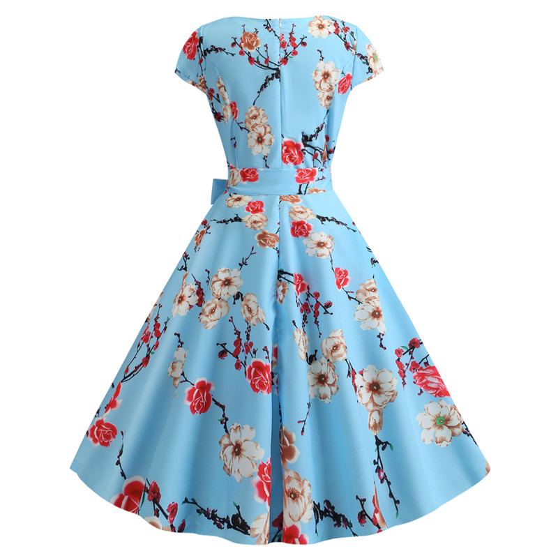 Vintage Dress 50s 60s Retro Style Rockabilly Pinup Housewife Party