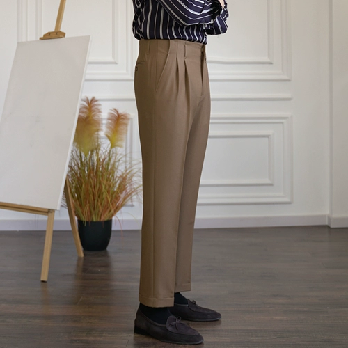 Штаны для отдыха, пиджак классического кроя, свободный прямой крой, облегающий крой