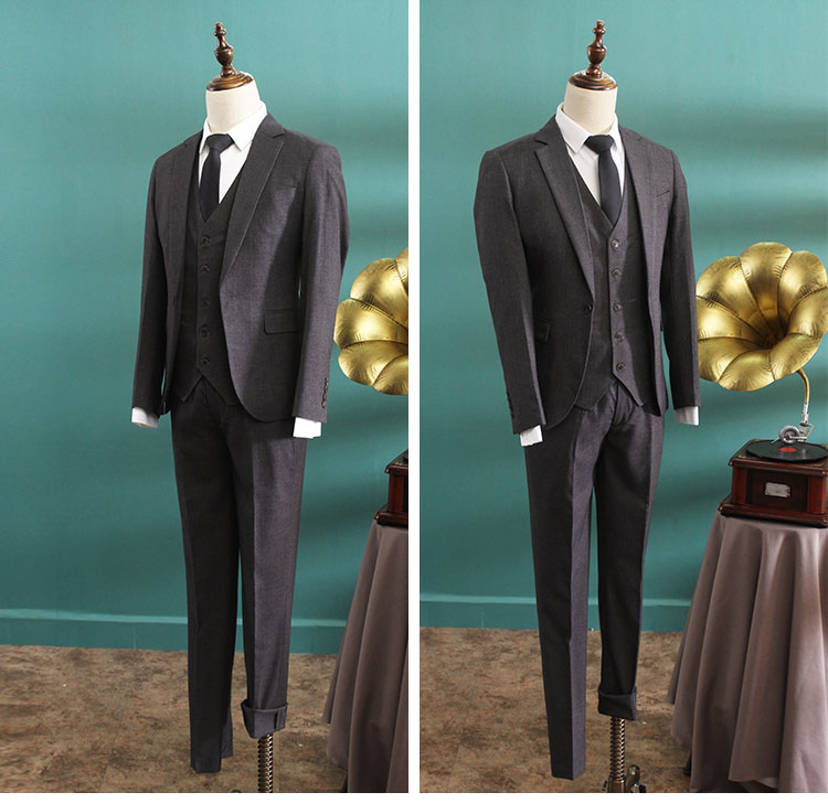 Bộ đồ vest nam phù hợp với áo ba lỗ Slim phiên bản Hàn Quốc đẹp trai của bộ đồ nam đẹp chuyên nghiệp mặc váy công sở gió Anh đồ vest nam