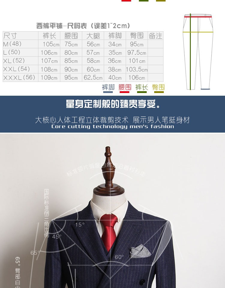 Bộ vest nam ba mảnh Váy cưới chú rể đôi ngực kinh doanh chuyên nghiệp phiên bản Hàn Quốc của bộ đồ tự canh quần nam