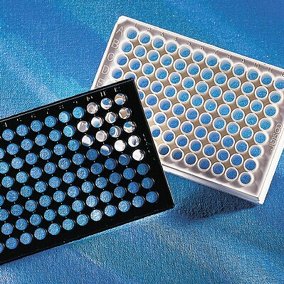 Corning 康宁 3601黑色透明平底  96孔板 高结合表面无盖 25块/包