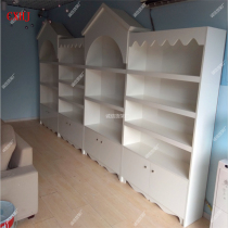 Wooden Kaildele mother and baby shop Milk powder container diaper display cabinet Pet shop shelf pendant cabinet Miffy shop