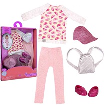 Export foreign trade simulation American girl 14 inch doll clothes pants accessories shoes backpack hat House