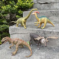 Export simulation large soft glue dinosaur lion orangutan dog children wildlife park model doll ornaments
