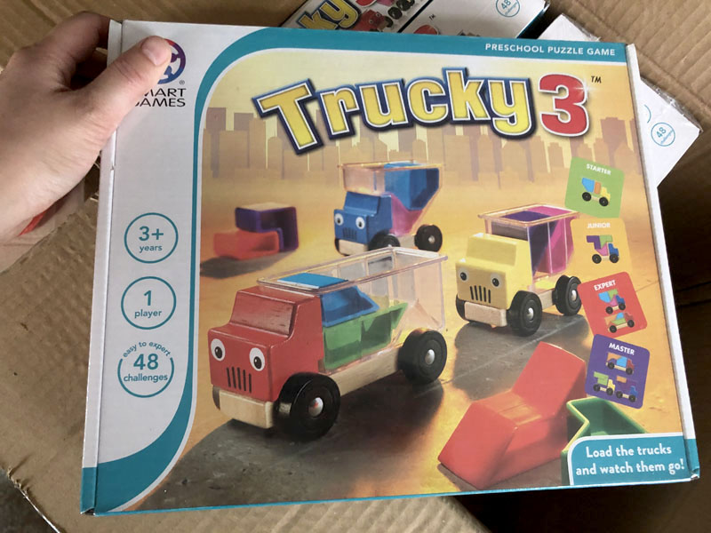 Belgian Smart Games Truck Loading Music Trucky3 3 Year Olds Logical Thinking Planning Capability-Taobao