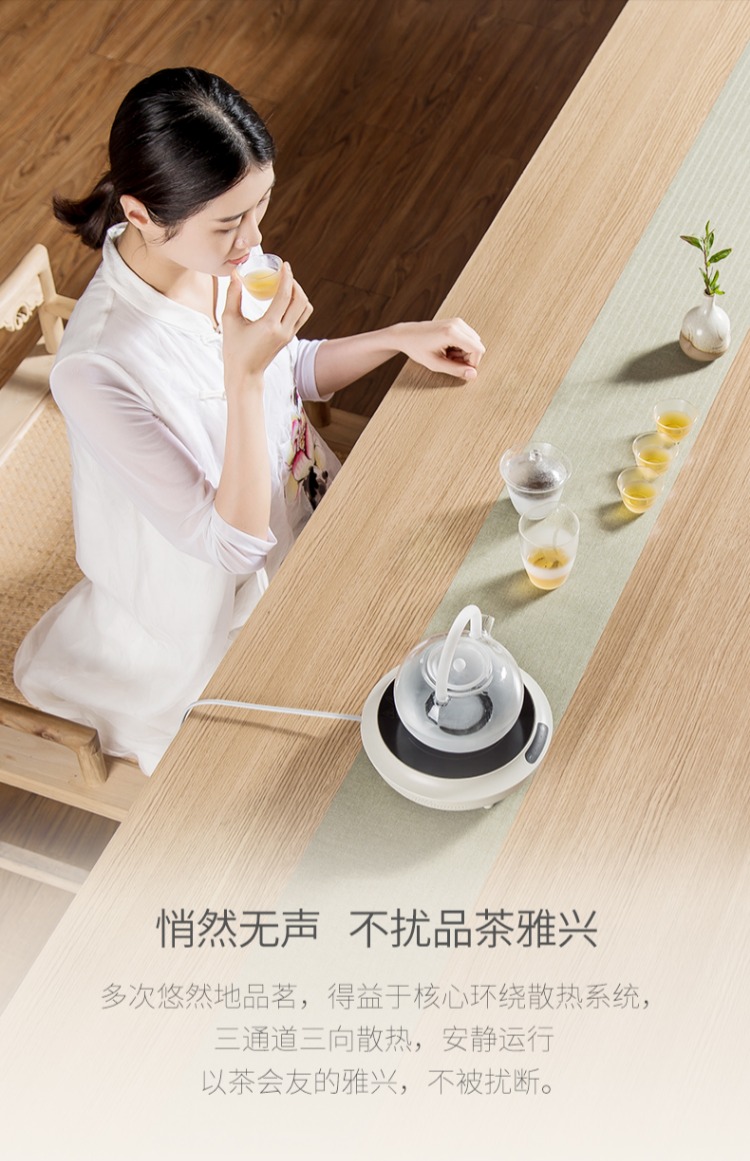 Bếp nhỏ ngồi bếp điện nồi chè nồi sắt nồi bạc nồi gốm cách điện câm mini đun nước trà đun sôi như công ty trà thô - Bếp điện bếp từ âm đôi