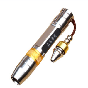 12W照玉石手电筒小口径三光源强光