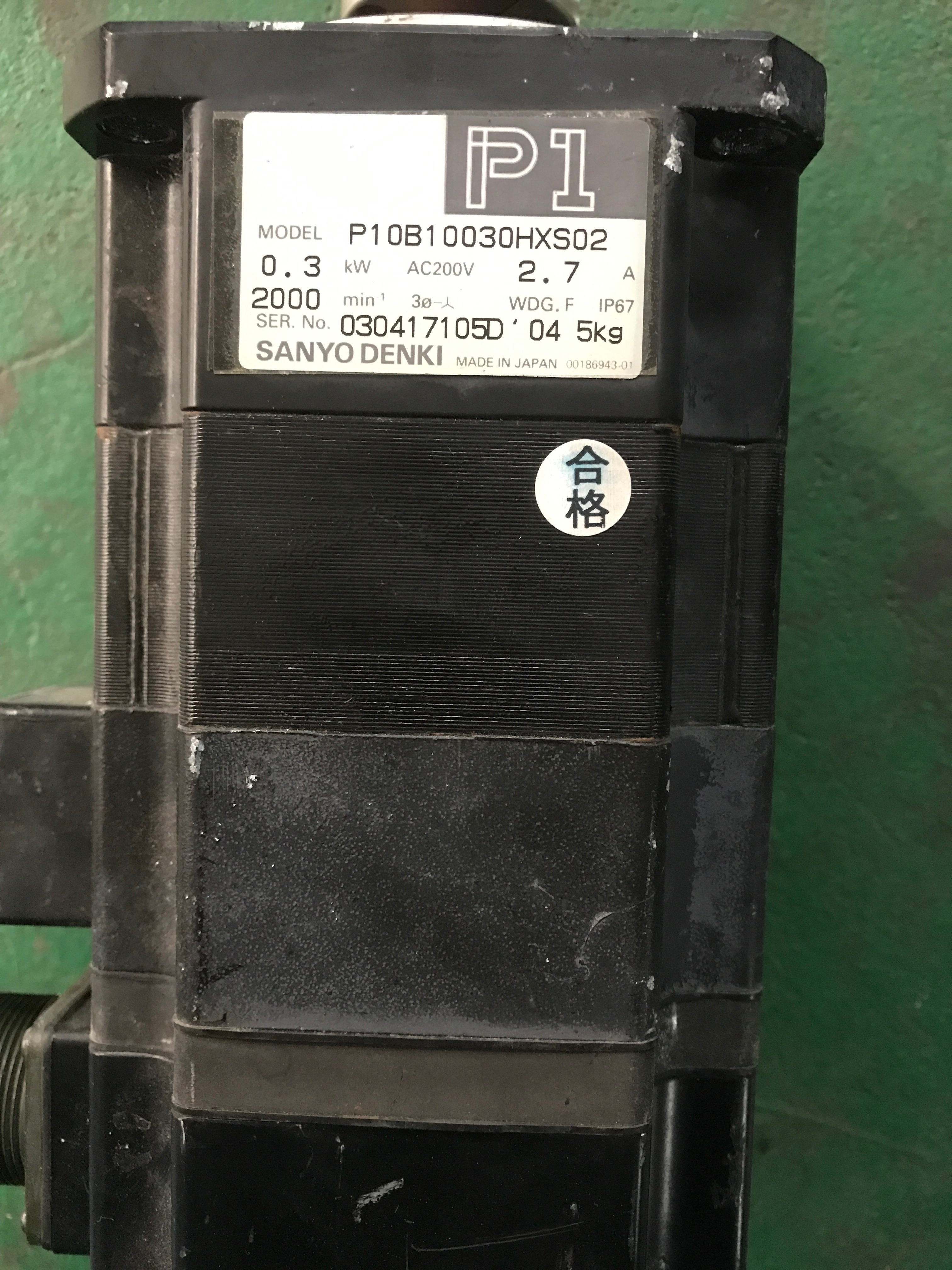 The Sanyo servo motor P10B10030HXS02 spot sales-Taobao