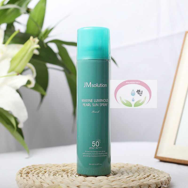 South Korean JMsolution pearl full body waterproof JM pearl sunscreen spray SPF50 Isolation clear 180ml