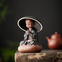 Ceramic tea filter tea filter purple sand household kung fu tea set tea leak tea separator accessories tea pet ornaments