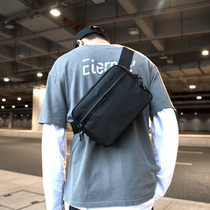 ABOYS trendy brand chest bag male personality student tooling mens single shoulder Messenger bag trend large capacity postman all-match