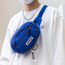 ABOYS Messenger Bag Mens Tide Brand Small Bag Multi-functional Waist Bag New Personality Shoulder Casual Backpack Mens Chest Bag