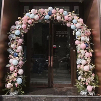 Hangzhou physical store venue layout Lily Rose flower arch dance party Outdoor