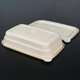 Saizhuo disposable packaging box, environmentally friendly and biodegradable corn starch take-out lunch box, rectangular lunch box, microwaveable