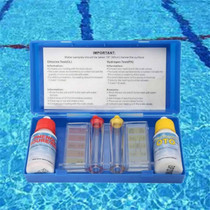 Swimming pool residual chlorine quick test box Rainbow OTO supplemental liquid swimming pool water quality PH test residual chlorine test box