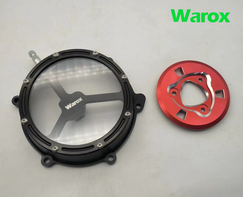 Suitable for Qianjiang Flash 300Qjs300S/350 Clutch Modification Transparent Clutch Cover Engine Side Cover