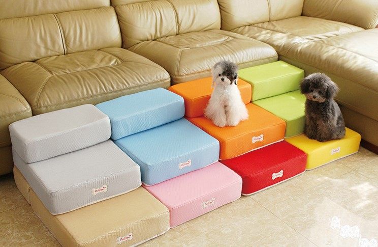 Terefold Superimposed RAINBOW PETS STAIRS DOGS STAIRS TEDDY STAIRS PETS CUSHIONS SOFA STAIRS