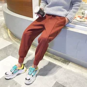 Mùa đông phiên bản Hàn Quốc của chàng trai thủy triều uốn cong quần quần chàng hậu cung quần xã hội tự canh chín điểm quần lửng