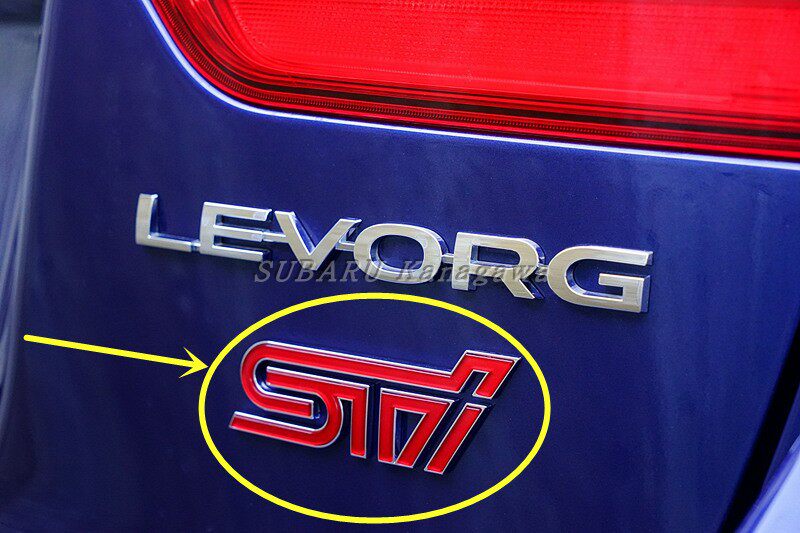 Japan original 11 generation of STi car tail mark rear entrance badge tail door post with a new generation of STi tail mark