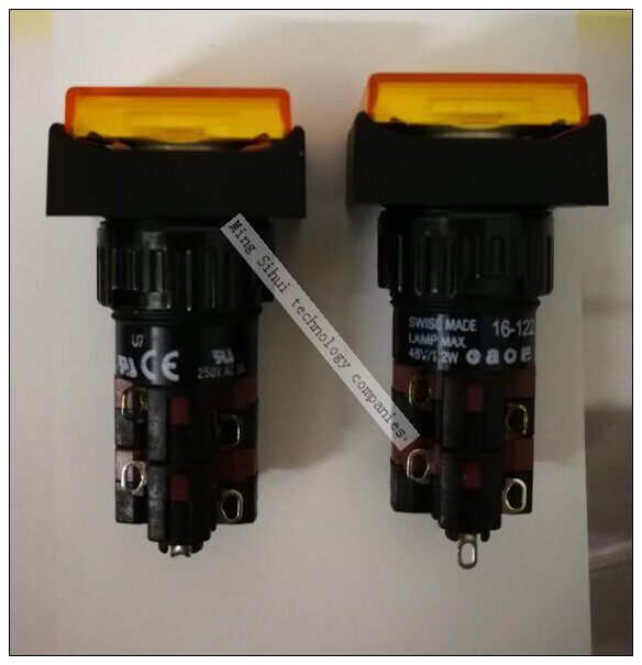 EAO switch button 16-122 5 16-122 0 mount aperture 16 00mm instantaneous 2 often open 2 often closed