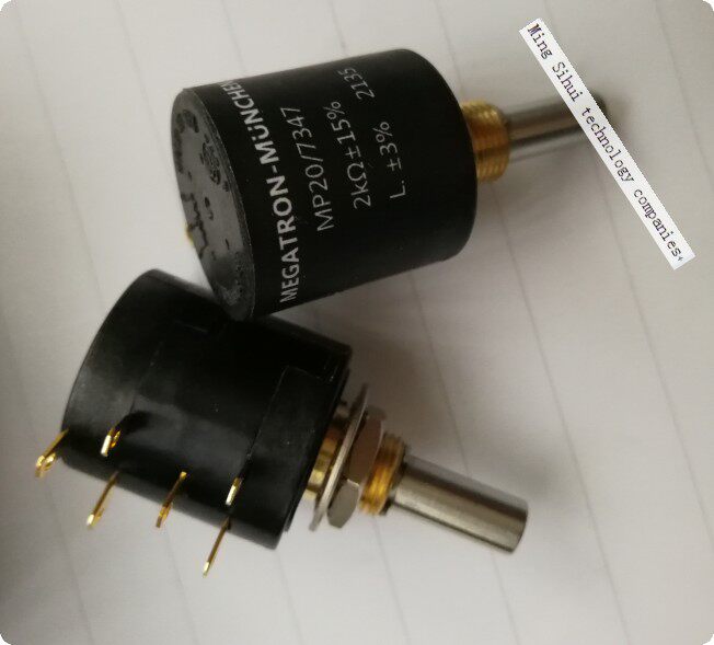 SAKAE Sibo potentiometer double RP20 7347 shaft diameter 6 0mm resistance value 2K double connection six foot potentiometer