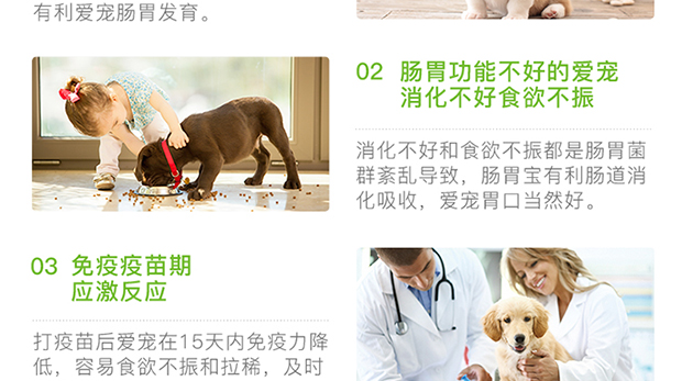 Thú cưng nhỏ dạ dày kho báu chó cưng men vi sinh 10 gói Husky để điều tiết tiêu chảy tiêu hóa sản phẩm sức khỏe chó Mua sữa cho mèo con ở đầu