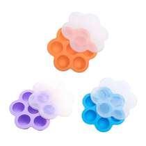 Baby 7 Convent box Silicone Gel Seven Holes Accessories Box 200g Large number thickened with lid
