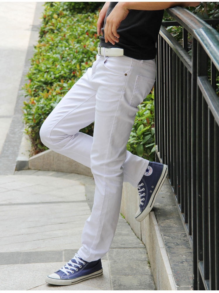 Jeans pour jeunesse droite en vrac en coton pour Quatre saisons - Ref 1481811 Image 10