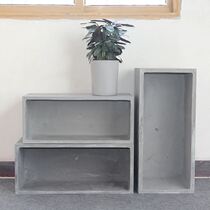 Rectangular Cement Flowerpots New Interior Flower Beds Black large size Vegetable Flower Trough Outdoor flower Box Living room Custom