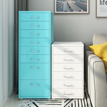 Tin Cabinet Filing Cabinet Office Information Cabinet Short Cabinet With Lock Tool Cabinet Drawer Small Cabinet Balcony Locker