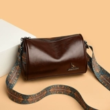 Сумка через плечо, ретро универсальные бретели, сумка на одно плечо, подушка, Гонконг, изысканный стиль, из натуральной кожи